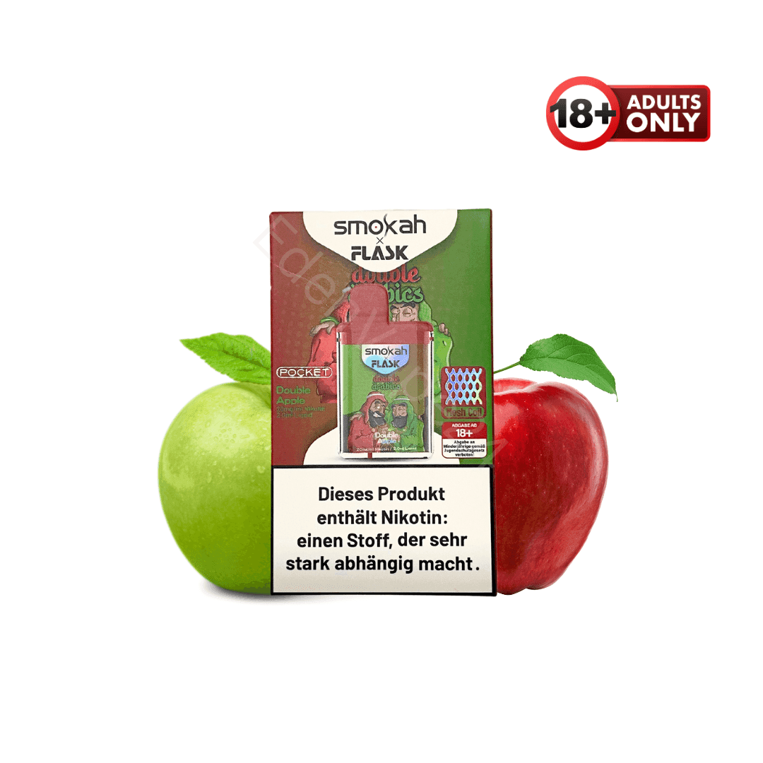 Smokah X Flask Pocket - Double Apple - EdenVape24